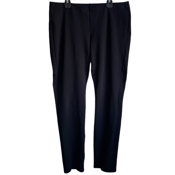 Eileen Fisher Black System Slim Pants - Picture 1 of 7